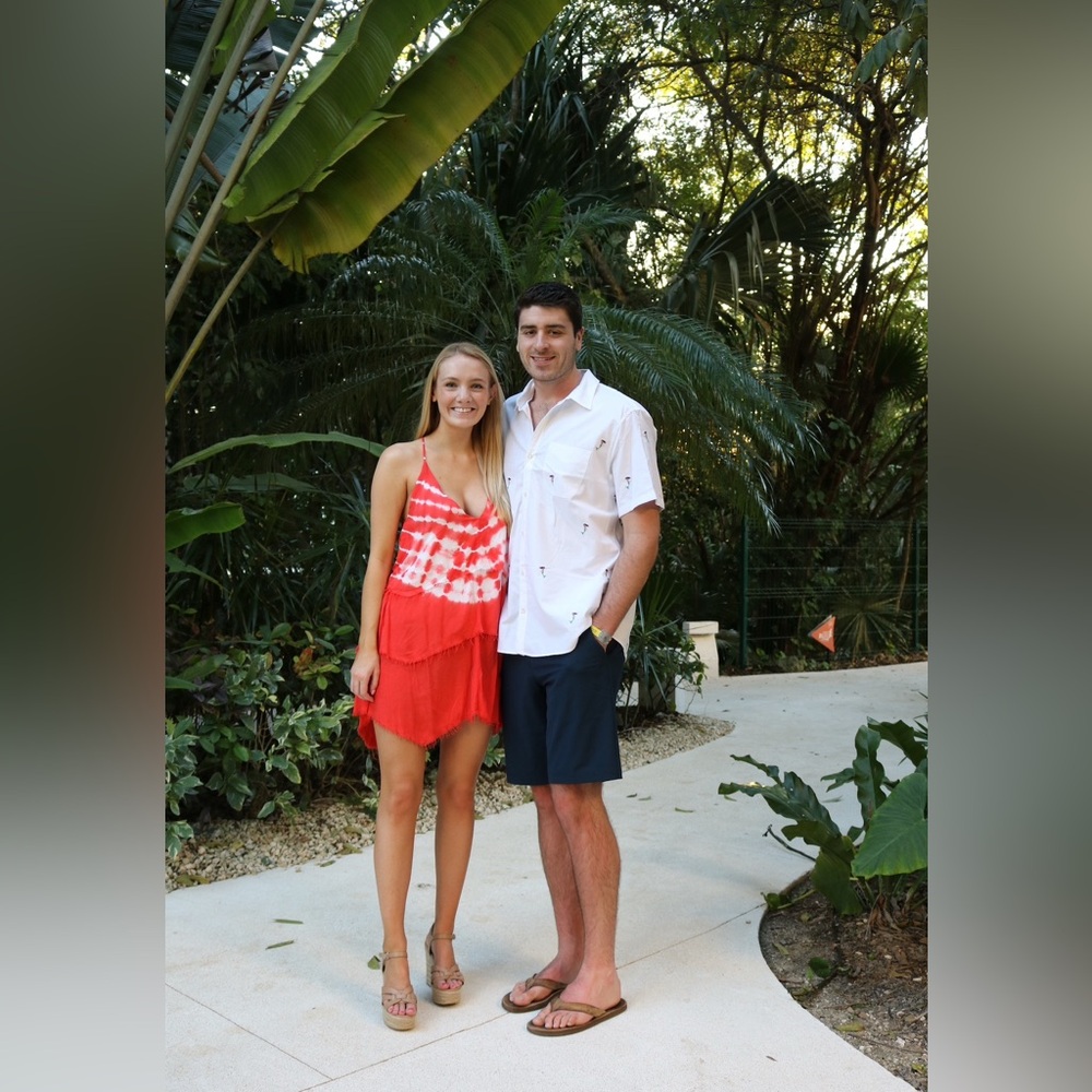 Olivaceous Tie Dye Mini Dress